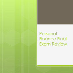 Personal finance final exam answers