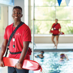 Lifeguard cross red american training revisions program makes service swimming lifeguards management facility aquatics