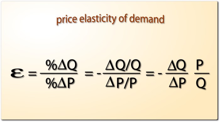 Price elasticity of demand worksheet