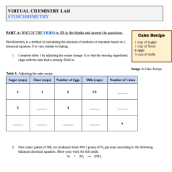 Unit 10 stoichiometry test answers