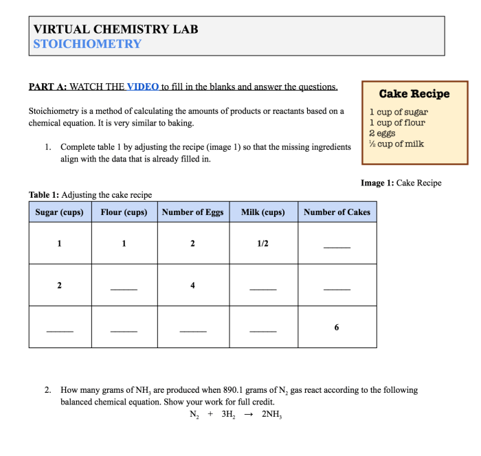 Unit 10 stoichiometry test answers