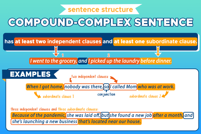 Simple compound complex compound-complex sentences worksheet